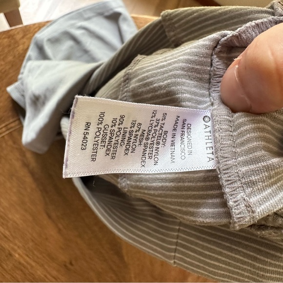 Stripped Gray Athleta Skort - Picture 7 of 8